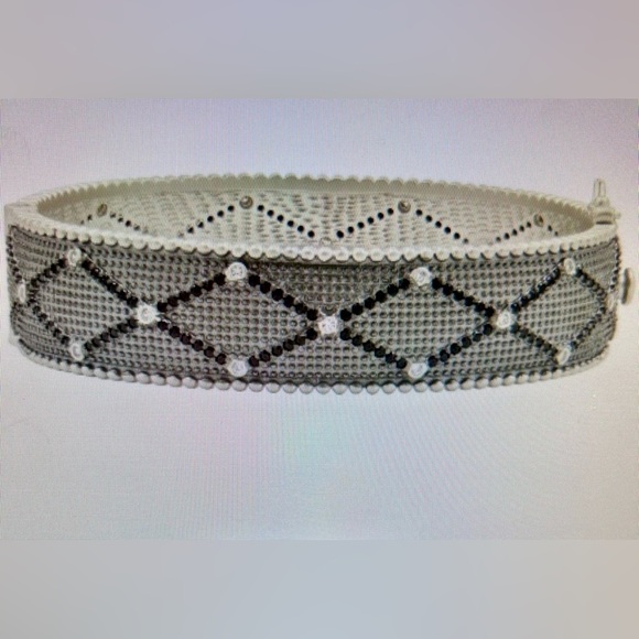 Freida Rothman signature textured hinged bangle new - Picture 2 of 12